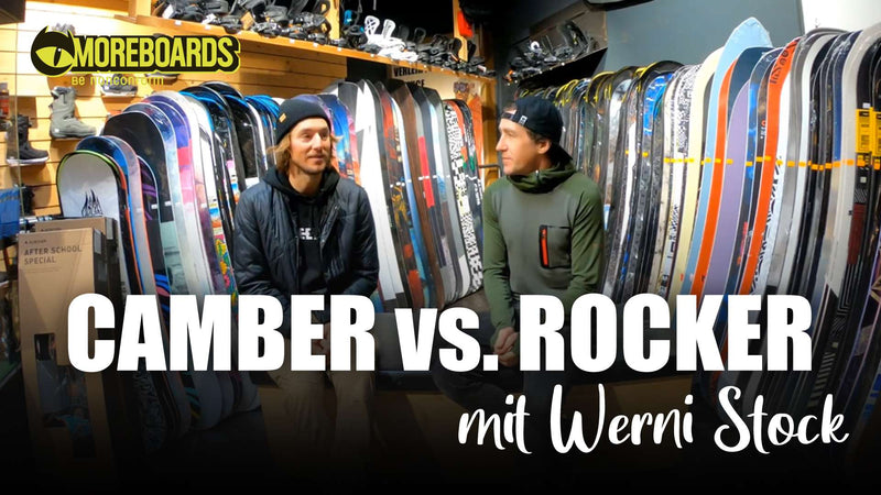 Camber oder Rocker Snowboard - Werni Stock im MOREBOARDS Tech Talk
