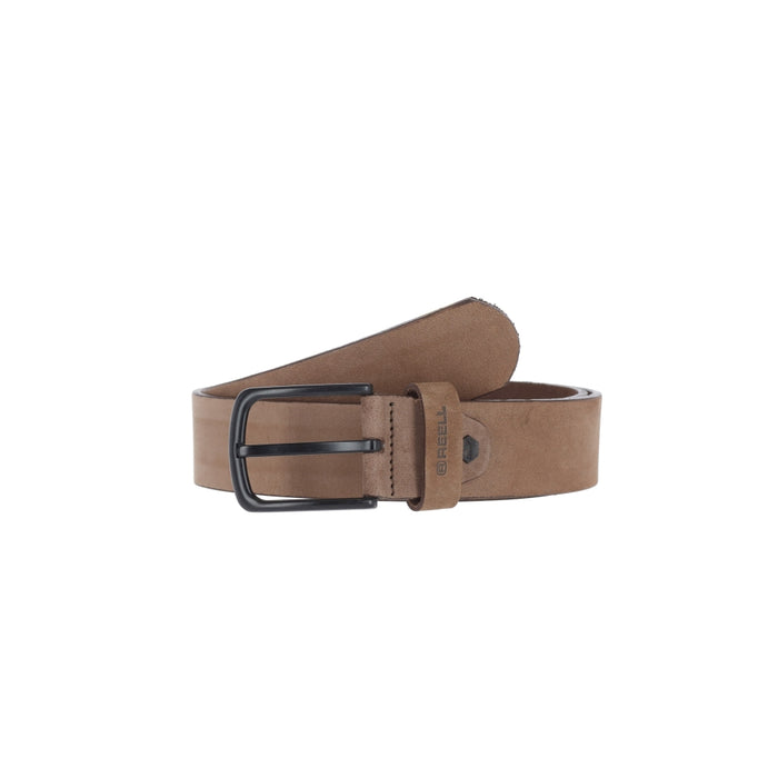 Reell - All Black Buckle Belt - Cappuccino - Ledergürtel