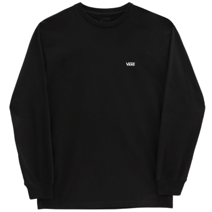 Vans - MN LEFT CHEST HIT LS - BLACK/WHITE - T-Shirt Langarm