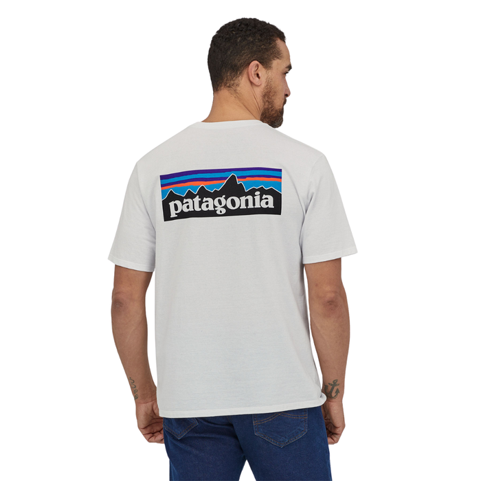 Patagonia - Ms P-6 Logo Responsibili-Tee - White - T-Shirt