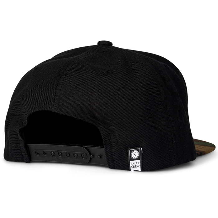 Salty Crew - Bruce 6 Panel - Black - Snapback Cap