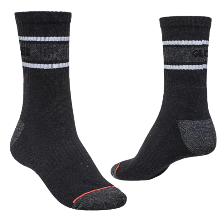 Globe - Triple Stripe Crew Sock 5 Pack - Assorted - Socken