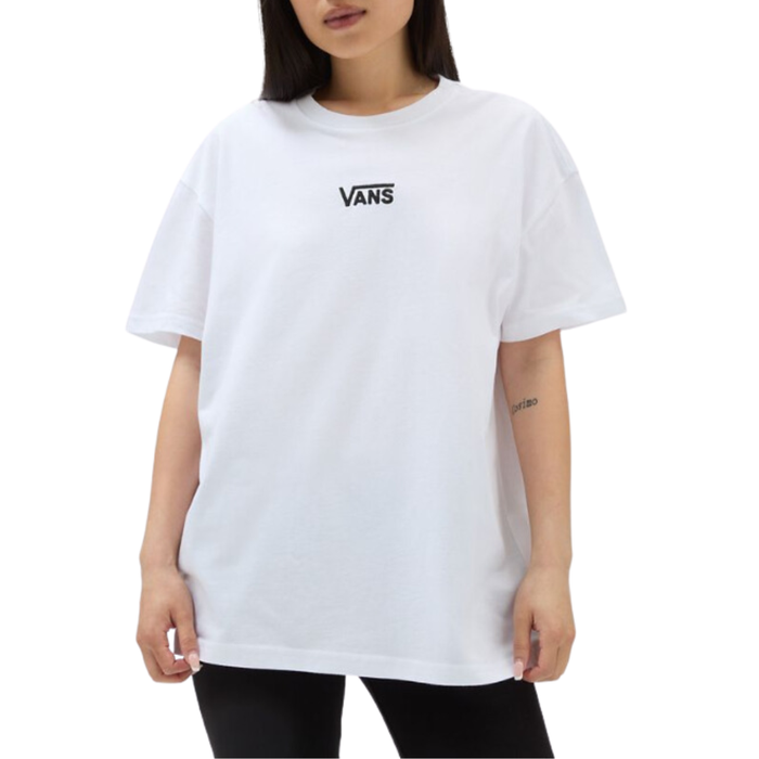 Vans - FLYING V OVERSIZED - WHITE - T-Shirt