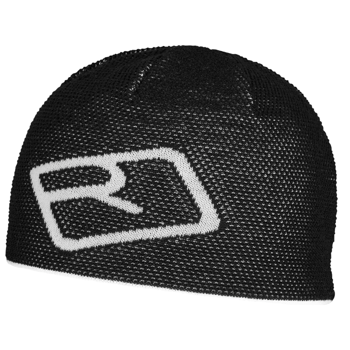 Ortovox - MERINO LOGO KNIT BEANIE - black raven - Beanie