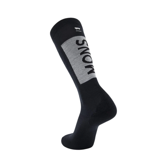 Mons Royale - Atlas Merino Snow Sock - Black - Snowboard-Socken
