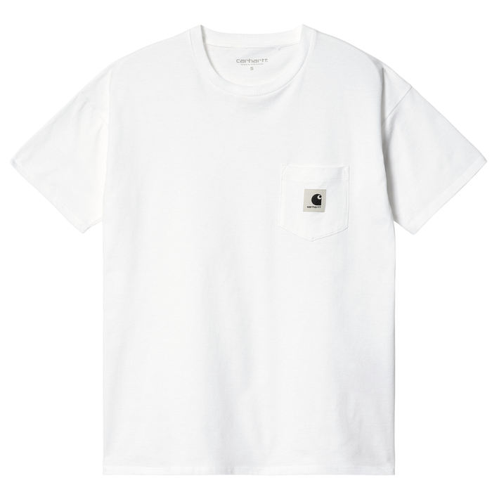 Carhartt - W' S/S Pocket T-Shirt - White - T-Shirt