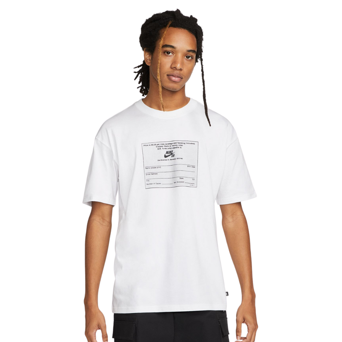 Nike - M NK SB TEE MAGCARD - WHITE - T-Shirt