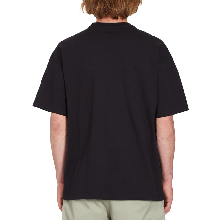 Volcom - CROSSWORLD LSE SST - BLACK - T-Shirt