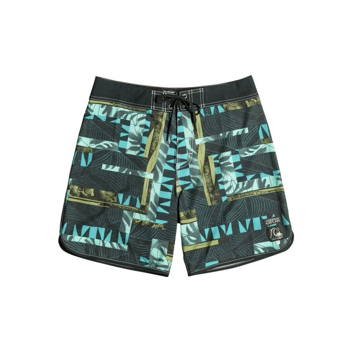 Quiksilver - BLANK CANVAS SCALLOP 18 - BLACK RADICAL TIMES 231 - Boardshort