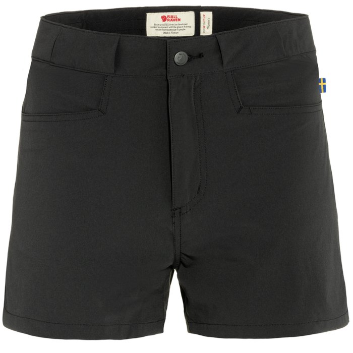 Fjällräven - High Coast Lite Shorts  - Black - Outdoor-Hose Kurz