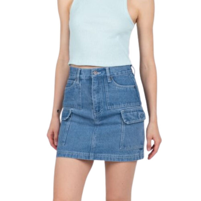24 Colours - Skirt - blue - Rock Kurz