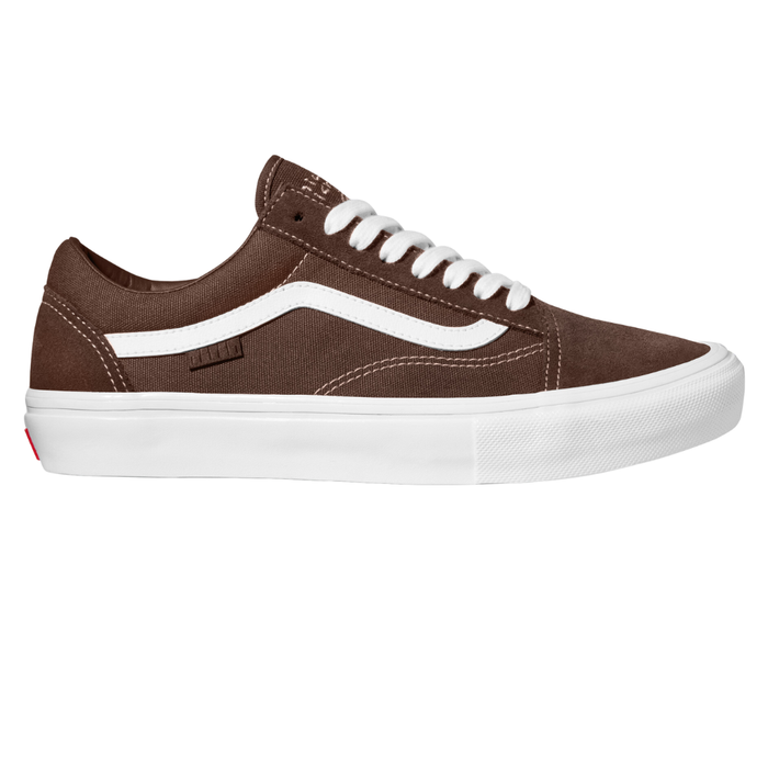 Vans - MN Skate Old Skool - BROWN/WHITE - Skateschuh