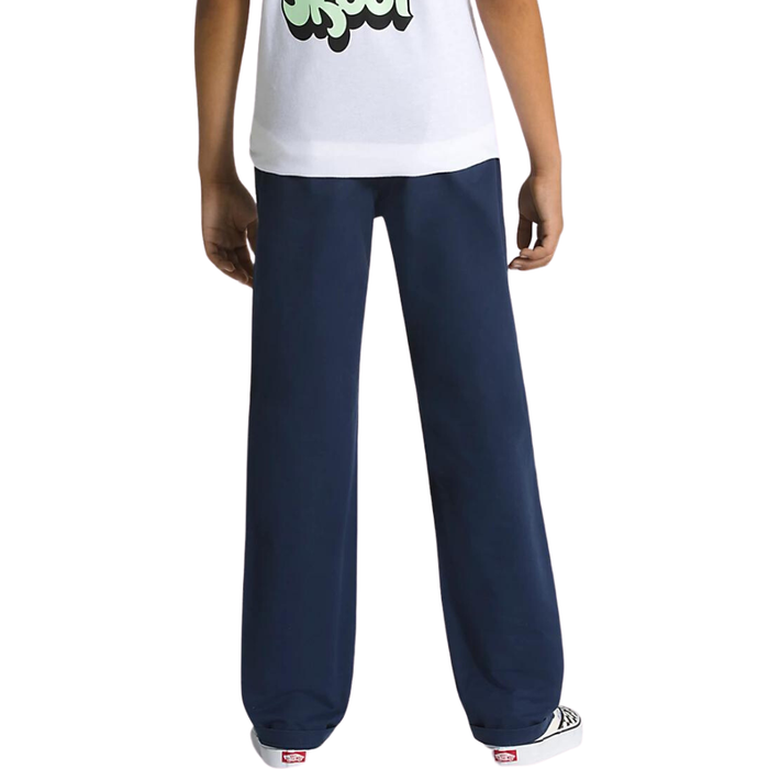 Vans - BY RANGE ELASTIC WAIST PANT BOYS - DRESS BLUES - Straight Fit Pant