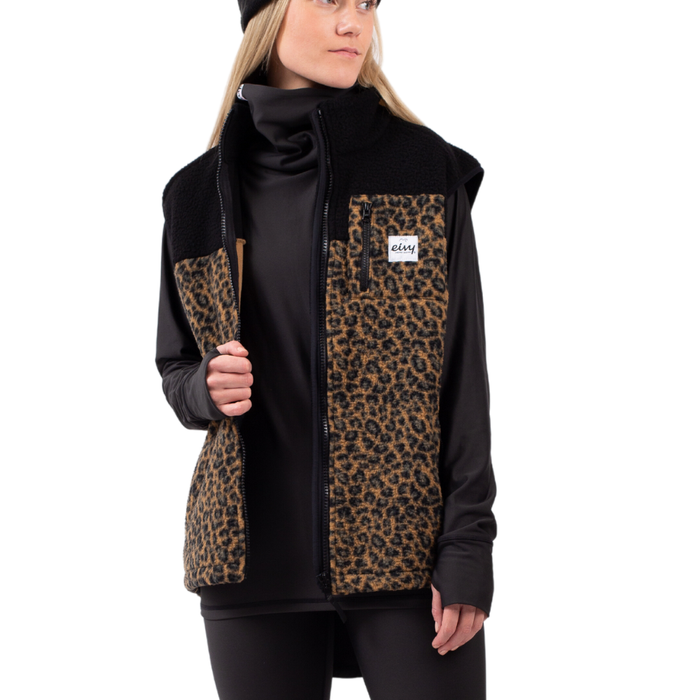 Eivy - Lumberjackie Sherpa Vest - Leopard - Fleece Weste