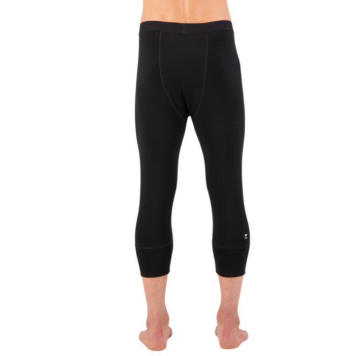 Mons Royale - Cascade Merino Flex 200 3/4 Legging - Black - Funktions Unterhose Kurz