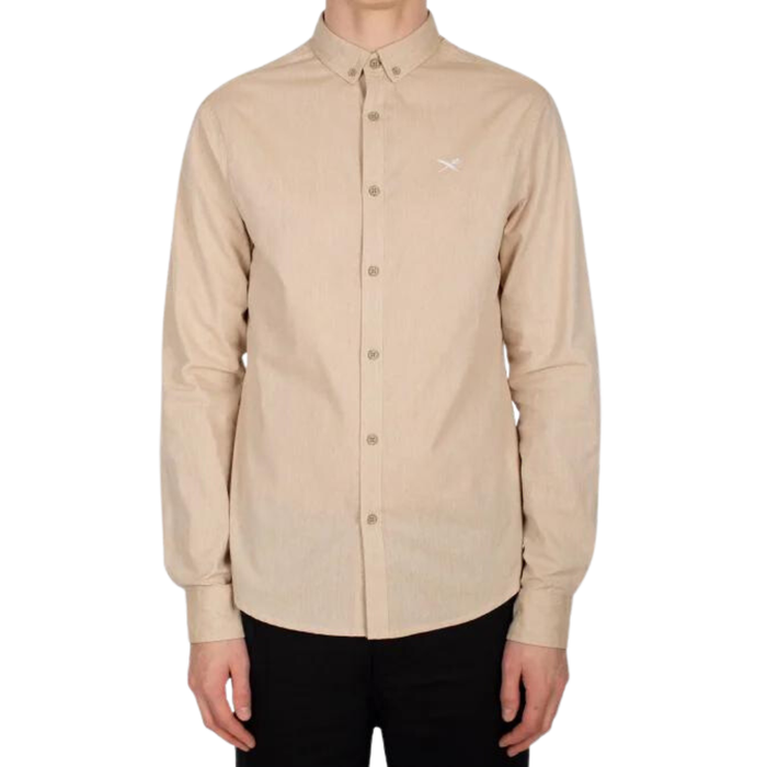 Iriedaily - Samuel LS Shirt  - khaki beach - Langarmhemd