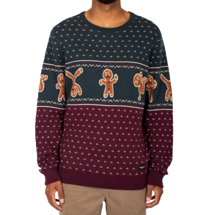 Iriedaily - Cookieman Knit  - green red - Pullover
