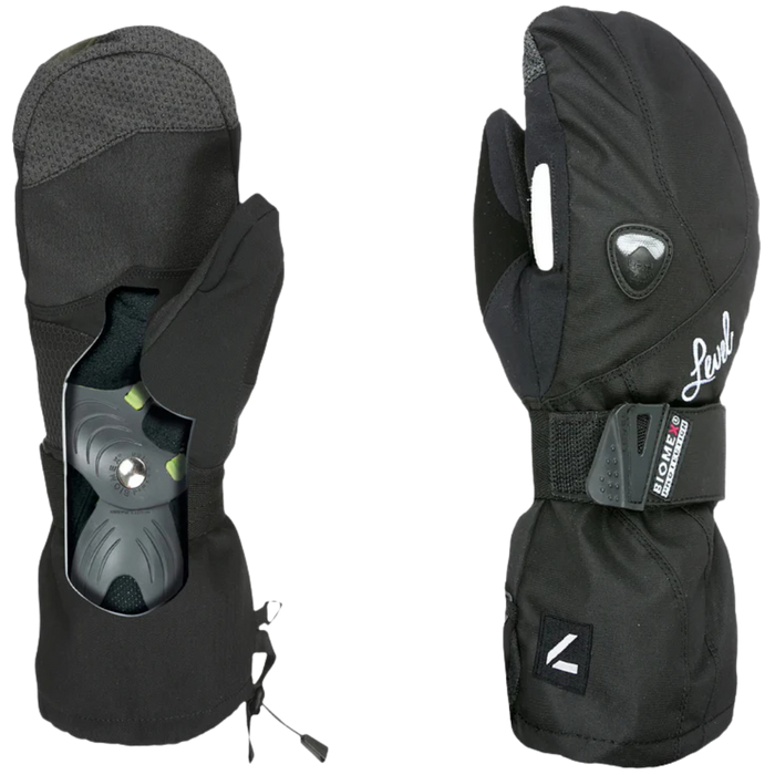 Level - Butterfly W Mitt - Black - Handschuh