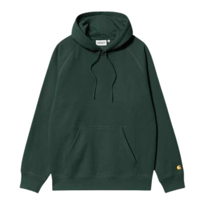 Carhartt - Hooded Chase Sweat - Discovery Green / Gold - Kapuzenpulli