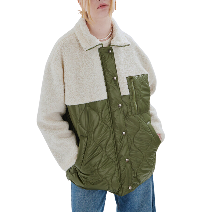 24 Colours - Jacket - olive - Fleece Jacke