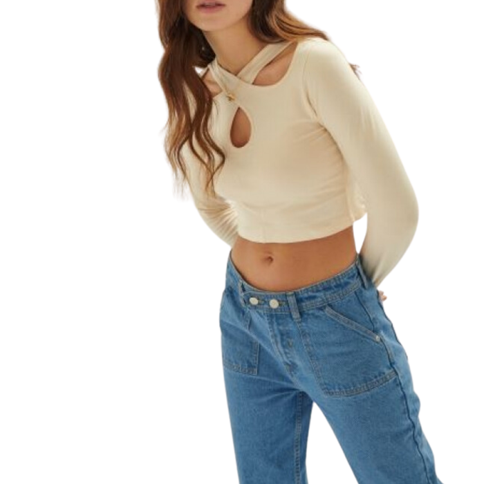 24 Colours - Shirt - beige - Fashion Top