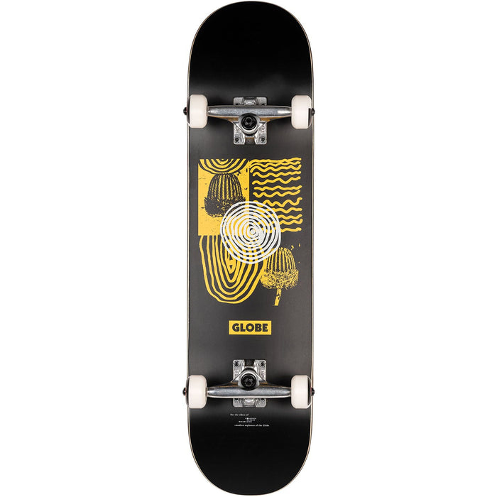 G1 Fairweather - Globe - baclk/yellow - Complete Skateboard