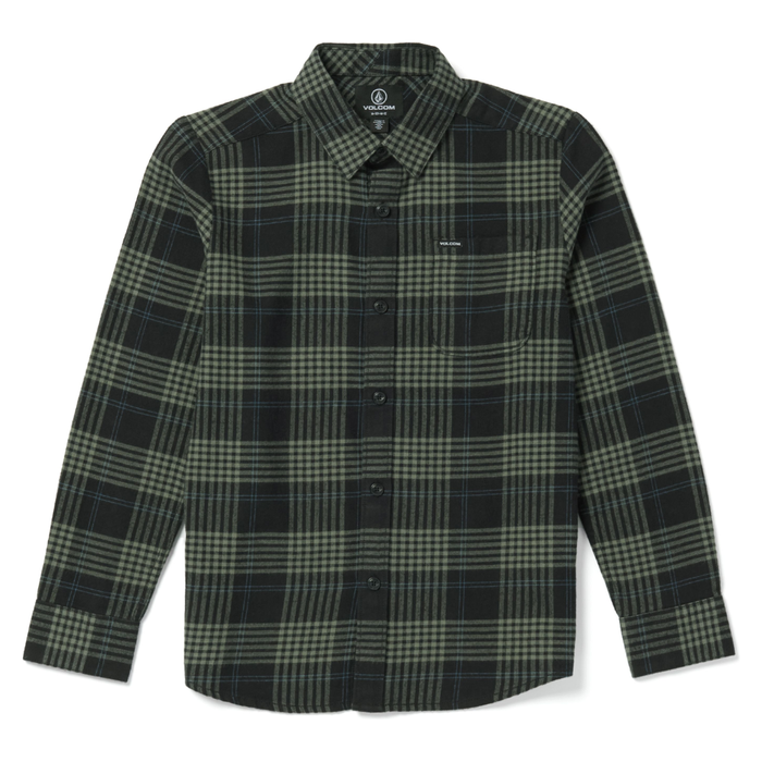 Volcom - CADEN PLAID LS - BLACK - Langarmhemd