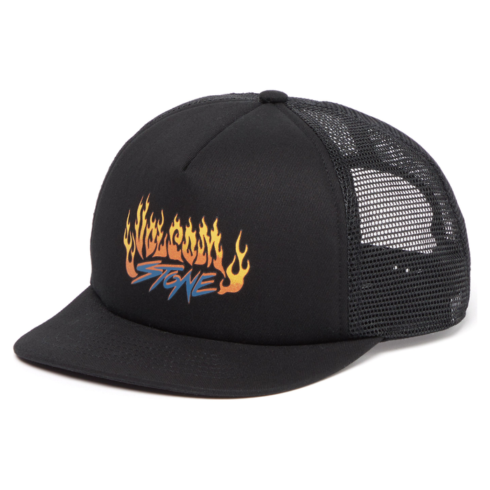 Volcom - TRUX CHEESE HAT - BLACK - Trucker Cap