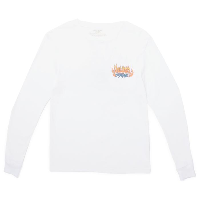 Volcom - TRUX LST - WHITE - T-Shirt Langarm