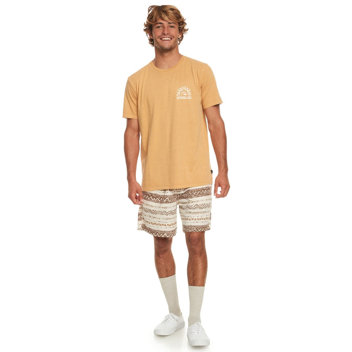 Quiksilver - EARTHYTYPE  - MUSTARD - T-Shirt