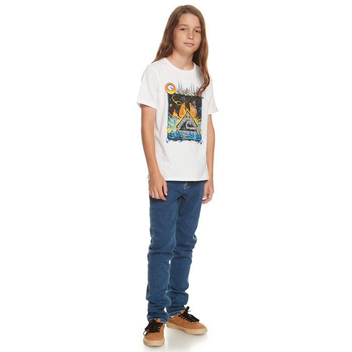 Quiksilver - QSROCKIN  - WHITE - T-Shirt