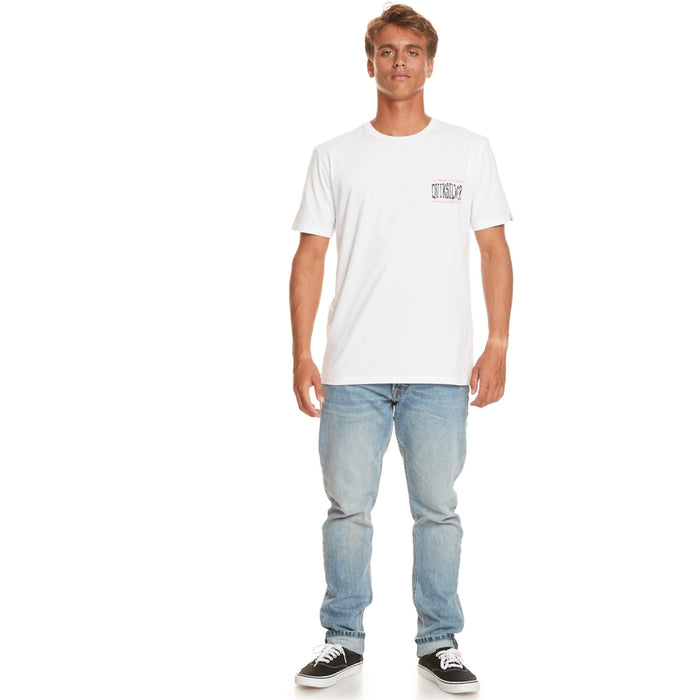 Quiksilver - TAKINGROOTSSS  - WHITE - T-Shirt