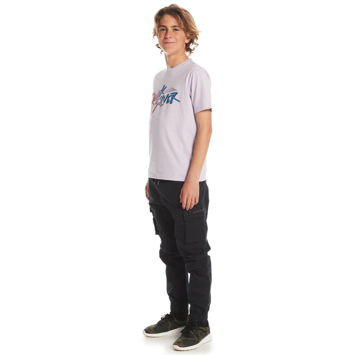 Quiksilver - UPCARGOTOSURF  - BLACK - Cargo Pant