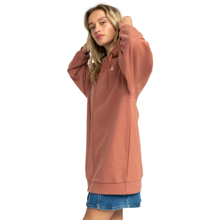 Roxy - BACKYARD PARTYB  OTLR MMS0 - CEDAR WOOD - Zip Hoodie