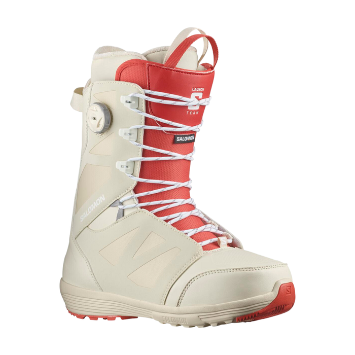 Salomon - LAUNCH LACE SJ BOA  - Bleached SandAlmond MilkAurora Re - Freestyle Boot