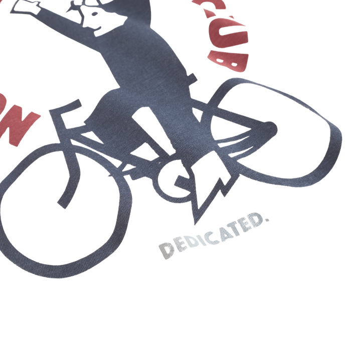 Dedicated - Stockholm No Hands  - Oat White - T-Shirt