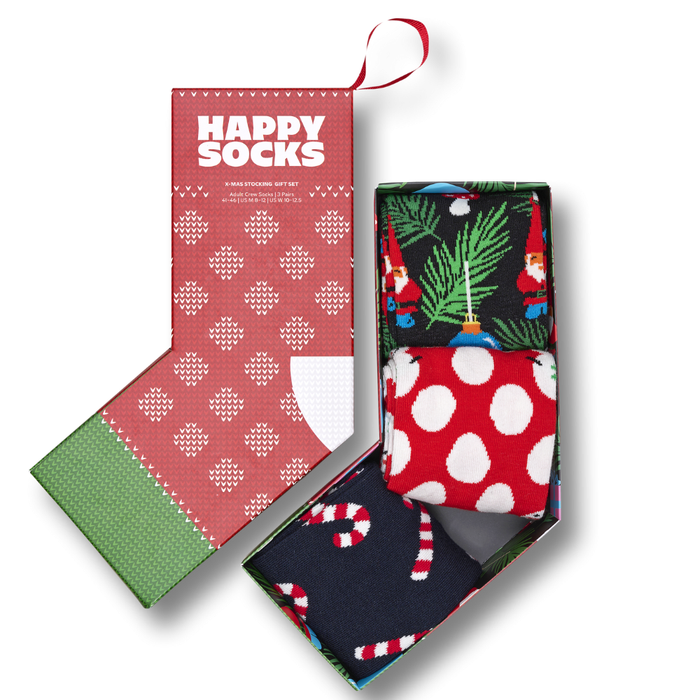 Happy Socks - 3-Pack X-Mas Stocking Socks Gift - coloured - Socken