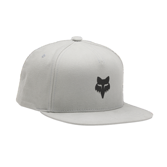 Fox - Fox Head Snapback Hat - Steel Grey - Snapback Cap