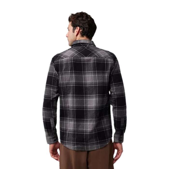 Fox - Traildust Flannel - Black - Langarmhemd