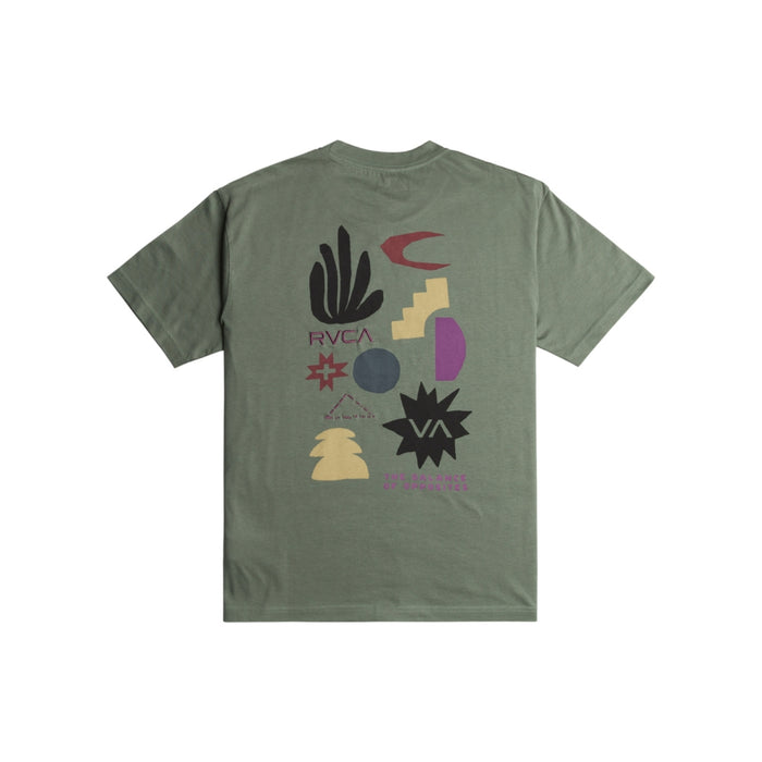 RVCA - PAPER CUTS SS TEE - SURPLUS - T-Shirt