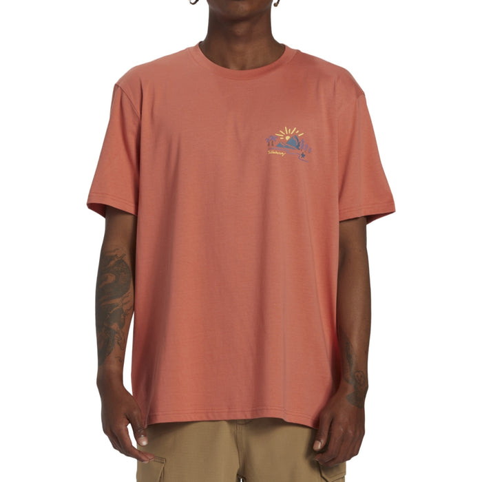 Billabong - PANORAMA SS - CORAL - T-Shirt
