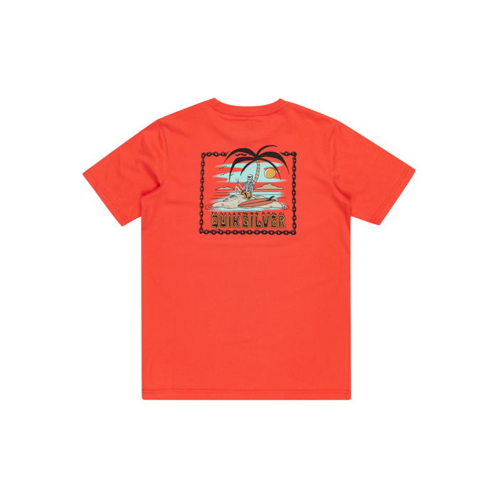 Quiksilver - MAROONED YOUTH - CAYENNE - T-Shirt