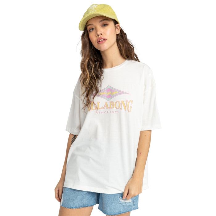 Billabong - DIAMOND WAVE - SALT CRYSTAL - T-Shirt