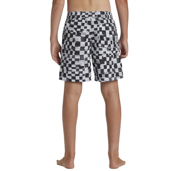 Quiksilver - EVERYDAY CHECKERS VLY YTH 15NB - BLACK - Boardshort