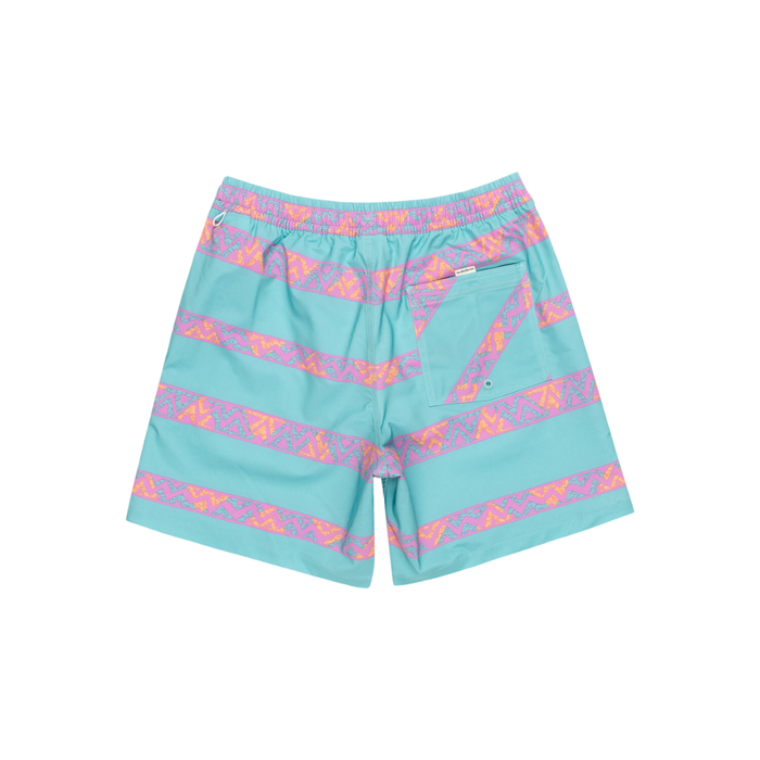 Quiksilver - TAKE US BACK VL 17 - MARINE BLUE HERITAGE STRIPE 64 - Swimshort