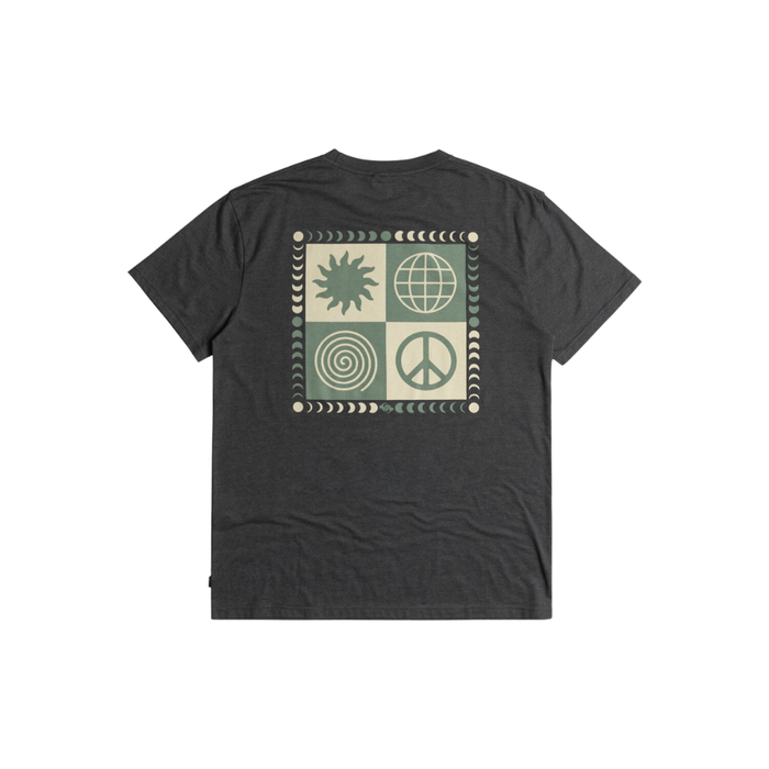 Quiksilver - PEACE PHASE SS TEE - TARMAC - T-Shirt