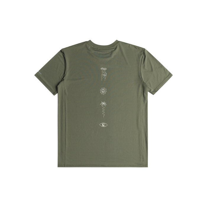 Quiksilver - LAP TIME SS TEE - SEA SPRAY - T-Shirt