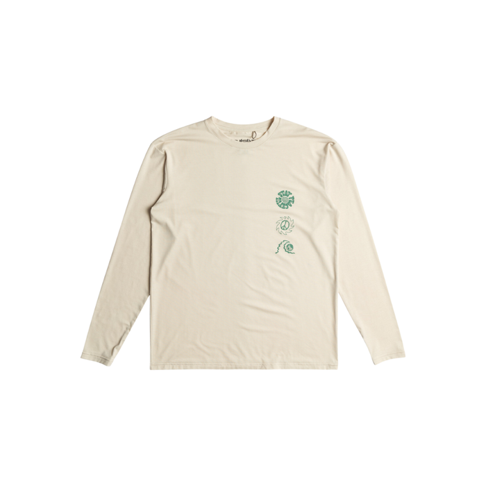 Quiksilver - COASTAL RUN LS - SEA SPRAY - T-Shirt Langarm