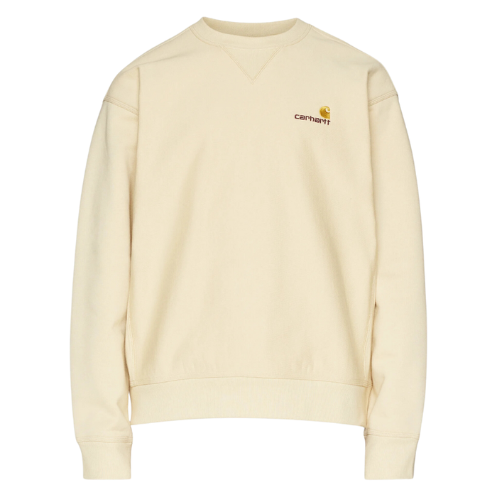 Carhartt - American Script Sweat - Rattan - Crew Sweater
