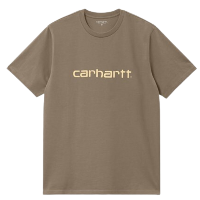 Carhartt - S/S Script T-Shirt - Branch / Rattan - T-Shirt